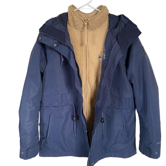 Columbia Drop Ridge Interchange Jacket women's medium Omni-Tech Omni-Heat NWT - Picture 3 of 15